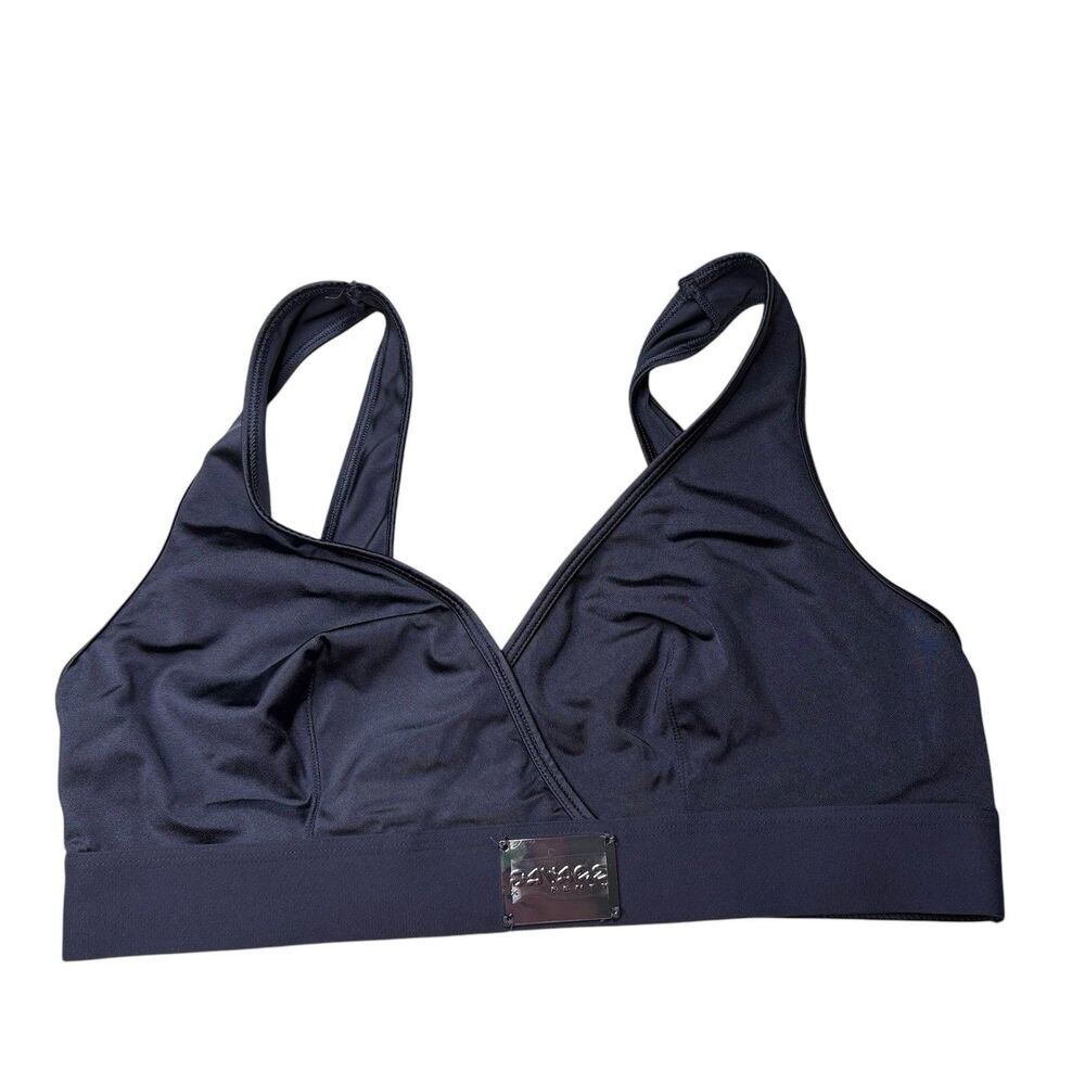 Savage X Fenty Forever Savage Unlined Bra Bralette Dark Gray  Size 1X NWOT